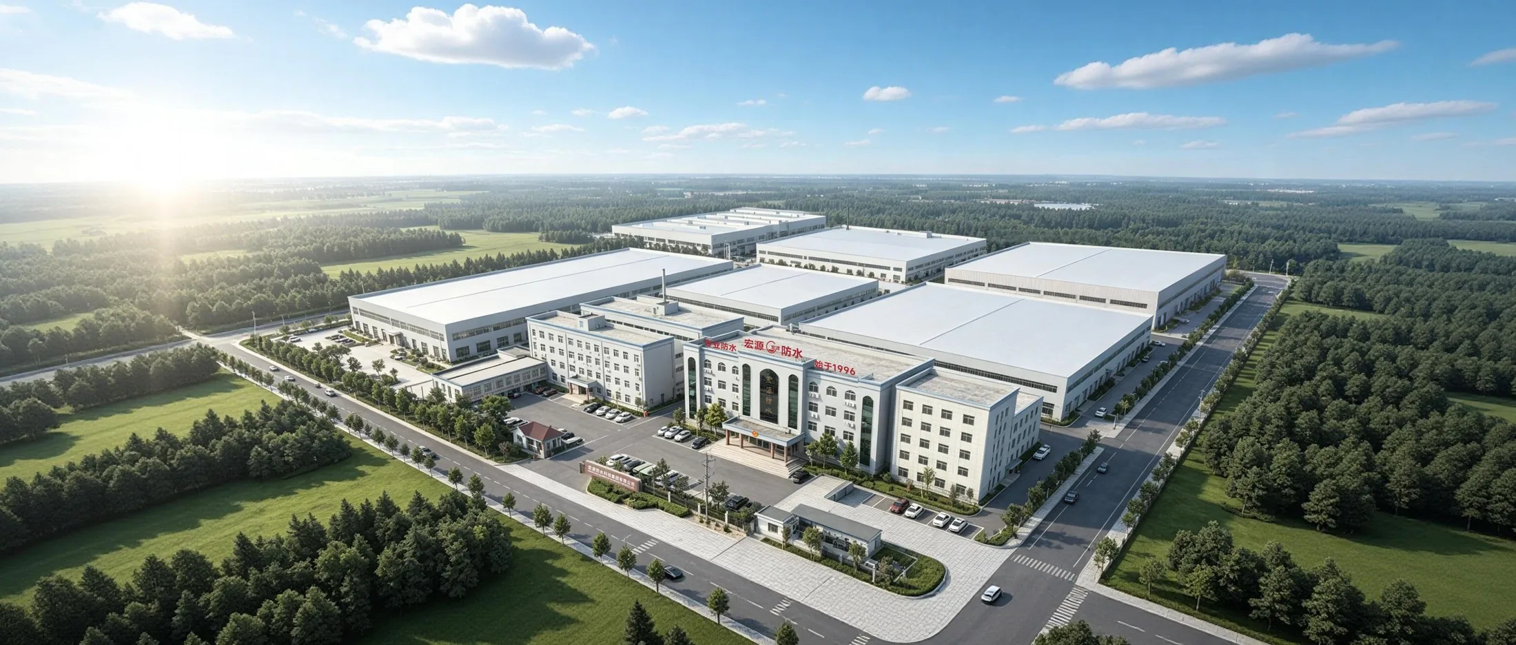 Hongyuan waterproofing manufacturing facility